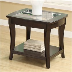 Riverside Furniture Annandale End Table in Dark Mahogany