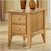 Riverside Furniture Profile End Table in Casual Maple