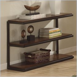 Riverside Furniture Escapade Sofa/Console Table in Dark Walnut Best Price