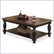 ADD TO YOUR SET: Riverside Delcastle  Cocktail Table in Aged Black/Antique Irish Pine