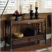 Riverside Furniture Medley Sofa Table in Camden / Wildwood Taupe