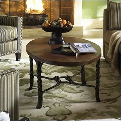 Riverside Furniture Medley Oval Cocktail Table in Camden / Wildwood Taupe