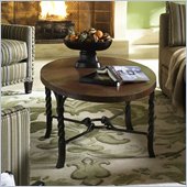Riverside Furniture Medley Oval Cocktail Table in Camden / Wildwood Taupe