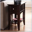 ADD TO YOUR SET: Riverside Furniture Cosmopolitan Chairside Table in Espresso