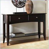 Riverside Furniture Cosmopolitan Sofa Table in Espresso