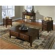 ADD TO YOUR SET: Riverside Furniture Metro II Storage Cocktail Table in Ebony Brown
