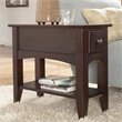 ADD TO YOUR SET: Riverside Furniture Metro II Chairside End Table in Ebony Brown