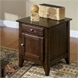 ADD TO YOUR SET: Riverside Furniture Metro II Doored End Chest in Ebony Brown