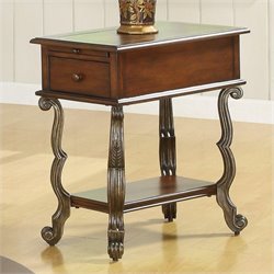 Riverside Furniture Ambrosia Chairside Table in Terra Sienna Best Price