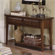 ADD TO YOUR SET: Riverside Furniture Hilborne Sofa Table in Burnished Cherry
