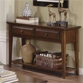 Riverside Furniture Hilborne Sofa Table in Burnished Cherry