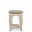 ADD TO YOUR SET: Riverside Furniture Essex Point Rectangular End Table in Shores White