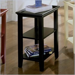 Riverside Splash of Color Tray Top Accessory Table in Antique Black by Riverside Furniture