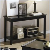 Riverside Splash Of Color Tray Top Sofa Table in Antique Black 