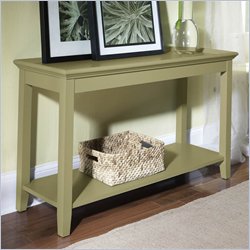 Riverside Furniture Splash Of Color Tray Top Sofa Table in Ivy Green