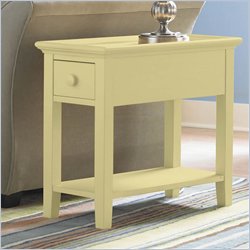 Riverside Splash Of Color Chairside Table in Buttercup Yellow