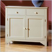 Riverside Furniture Splash Of Color Vestibule Cabinet in Shores White