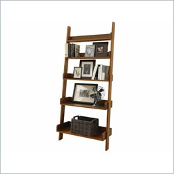Riverside Furniture Lifestyles Leaning Bookcase in Elan Casual Cherry