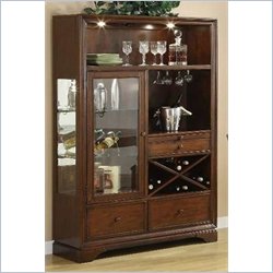Riverside Furniture Bella Vista China Cabinet in Warm Cherry