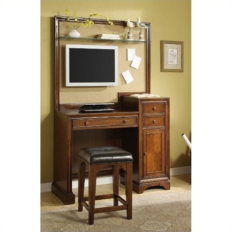 Riverside Furniture Bella Vista Communication Center in Warm Cherry