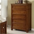 ADD TO YOUR SET: Riverside Furniture Craftsman Home 5 Drawer Chest