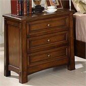 Riverside Furniture Craftsman Home 3 Drawer Nightstand