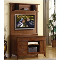 Riverside Furniture Falls Village Computer Credenza and Media Panel