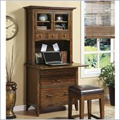 Riverside Furniture Falls Village Personal Workstation and Hutch
