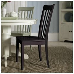 Riverside Furniture Slat Back Side Chair in Antique