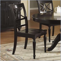 Riverside Furniture XX-Back Back Side Chair in Antique