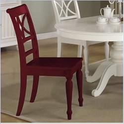 Riverside Furniture XX-Back Back Side Chair in Chili