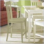 RiverArm Furniture Slat Back Back Counter Stool in Ivy