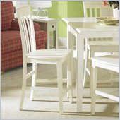 RiverArm Furniture Slat Back Back Counter Stool in Shore