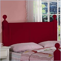 Riverside Furniture Splash of Color Full Panel Headboard in Chili