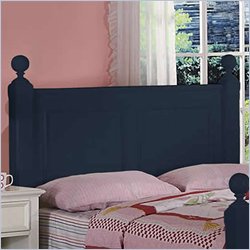 Riverside Furniture Splash of Color Full Panel Headboard in Navy Blue