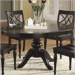 Riverside Furniture Splash of Color Round Dining Table in Antique