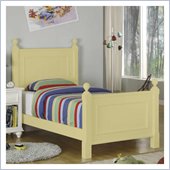Riverside Furniture Splash of Color Twin Panel Bed in Buttercup