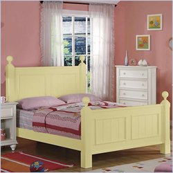 Riverside Furniture Splash of Color Full Panel Bed in Buttercup