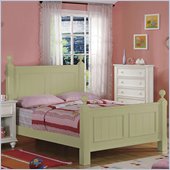 Riverside Furniture Splash of Color Full Panel Bed in Ivy