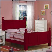 Riverside Furniture Splash of Color Queen Panel Bed in Chili