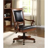 Riverside Furniture Bristol Court Desk Chair in Cognac Cherry