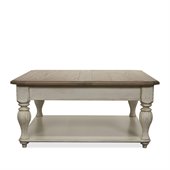Riverside Furniture Coventry Two Tone Cocktail Table in Dover White