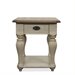 Riverside Furniture Coventry Two Tone End Table in Dover White