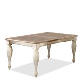 Riverside Furniture Coventry Two Tone Dining Table in Dover White