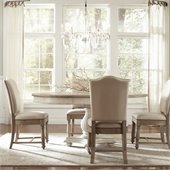 Riverside Furniture Coventry Two Tone Dining Table in Dover White