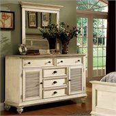 Riverside Furniture Coventry Two Tone Dresser in Dover White