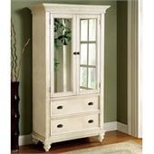 Riverside Furniture Coventry Two Tone Armoire in Dover White
