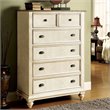 ADD TO YOUR SET: Riverside Furniture Coventry Two Tone 5-Drawer Chest in Dover White
