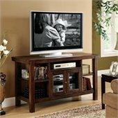 Riverside Furniture Castlewood Console Table/TV Stand in Warm Tobacco