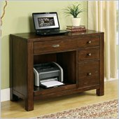 Riverside Furniture Castlewood Computer Workstation in Warm Tobacco